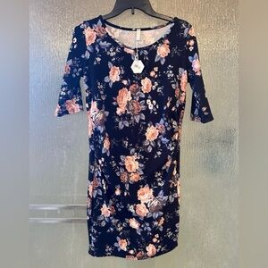 Pinkblush Maternity Dress New With Tags Size Medium Blue